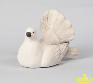 Gołąb - figurka ceramiczna ogrodowa