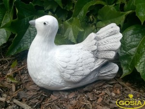 Gołąb większy - figurka ceramiczna ogrodowa