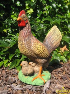 Kura duża - figurka ceramiczna ogrodowa